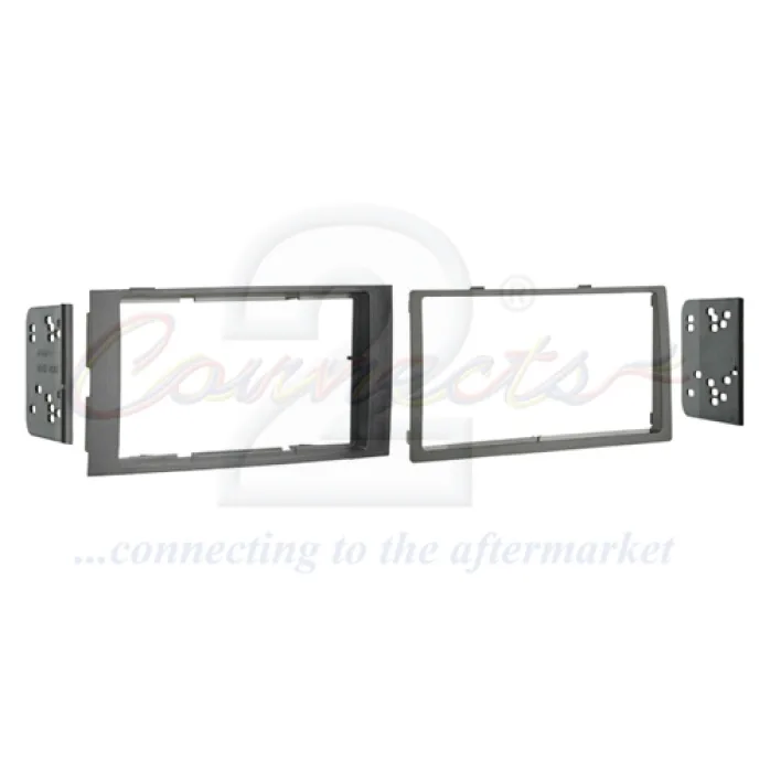 Connects2 CT23VW05 VW Touareg 2003-2010 Black Double Din Stereo Fascia Adaptor