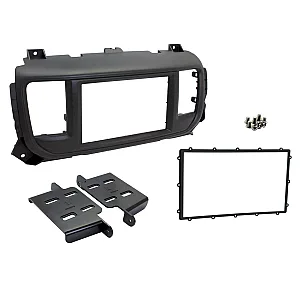 CT23VX61 Vauxhall / Opel Vivaro, Zafira Matt Black Double Din Car Stereo Fascia Adaptor