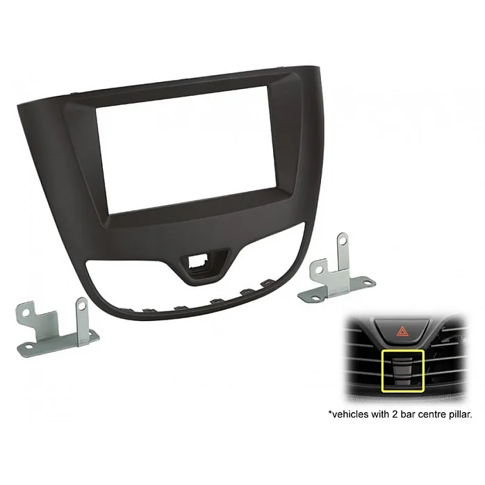 CT23VX63 Vauxhall/Opel Viva, Karl Double Din Fascia Adaptor Matt Black