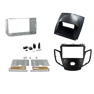 Connects2 CT23FD25 - Ford Fiesta 2008-2017 Grey/Black Double Din Fitting Kit