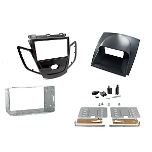 Connects2 CT23FD43 - Ford Fiesta 2012-2017 Piano Black Double Din Car Stereo Fascia Kit