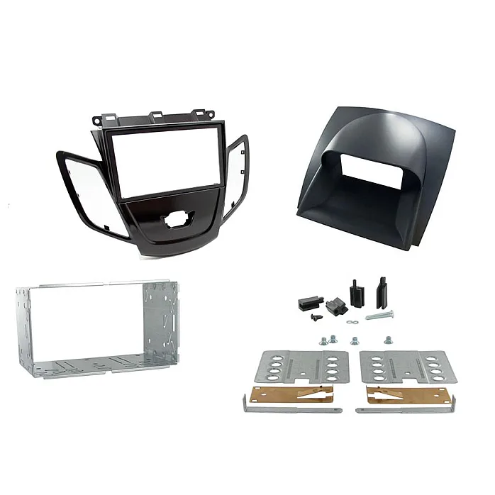 Connects2 CT23FD43 - Ford Fiesta 2012-2017 Piano Black Double Din Car Stereo Fascia Kit