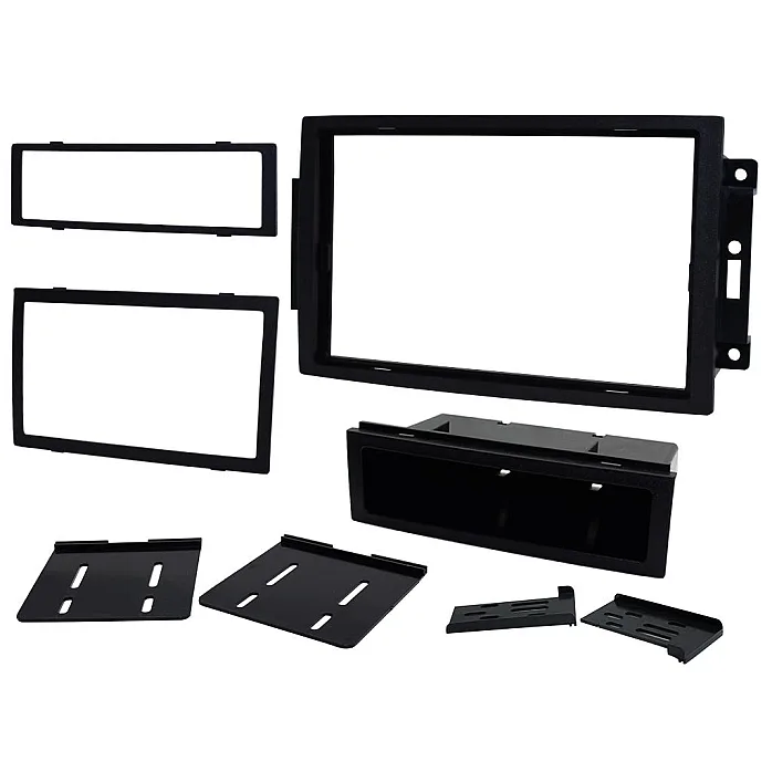 Chrysler FKIT-CHRYSLER-05 Chrysler 300C, Aspen Car Double / Single Din Stereo Fascia Steering Control Antenna Fitting Kit - This complete Single / Double Din Radio Replacement Kit, allows the fitment of an aftermarket headunit to the selected vehicle.
