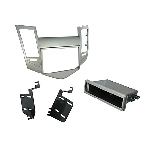 Chevrolet Cruze (2011-2021) Single / Double Din Car Stereo Fascia Adaptor (Silver)
