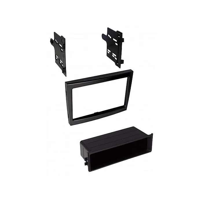 CT24PO02 Porsche 911, Boxster, Cayman Black Single Double Din Stereo Fascia Panel
