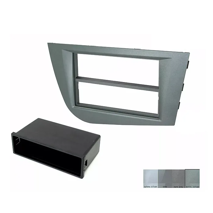 Connects2 CT24ST24 - Seat Leon 2005-2012 Car Stereo Fascia Panel Adaptor (Brilliant Silver)