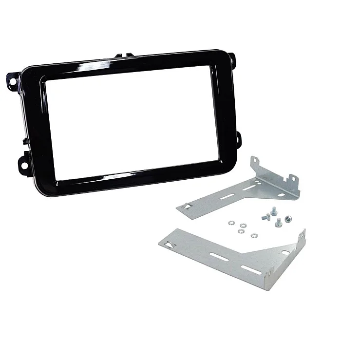 CTKVW20 VW EOS, Golf, Tiguan Piano Black Double Din Car Stereo Fascia Fitting Kit