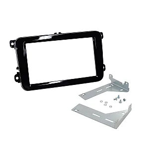 Connects2 CT24VW20 Volkswagen Double Din Piano Black Car Stereo Fascia Adaptor