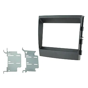 CT23PO08 Porsche Panamera Double Din Car Stereo Black Fascia Adaptor