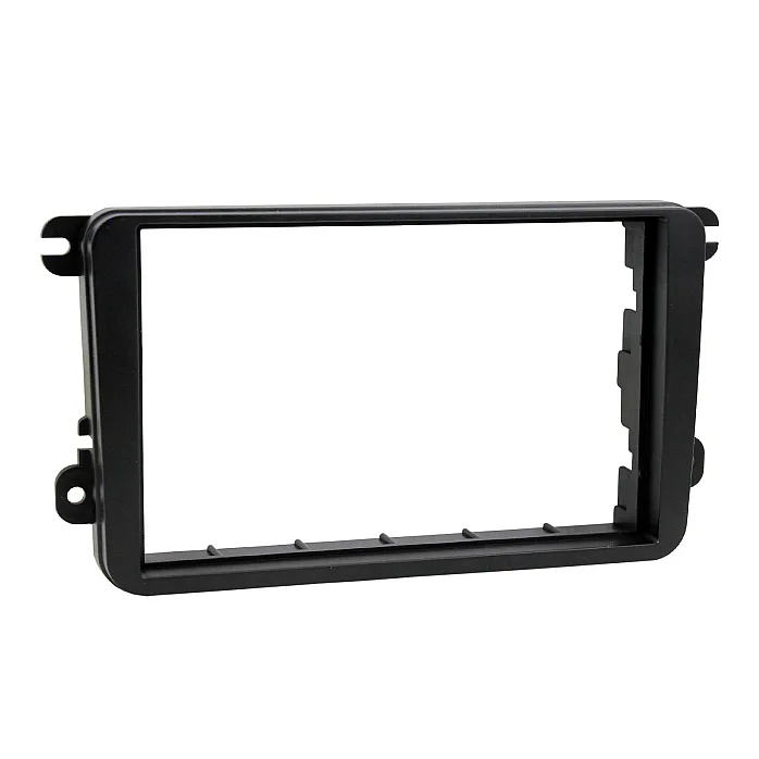 VW Golf, Passat, Touran Double Din Stereo Fascia Panel Adapter Plate Cage Fitting Kit