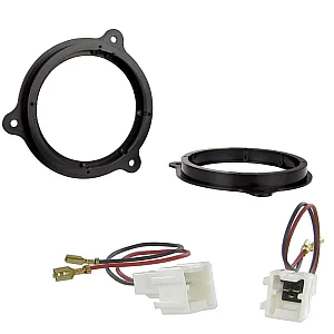 Dacia Lodgy, Dokker, Logan 6.5" Front Door Speaker Adaptors With Leads