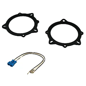 CT25BM08 BMW 10cm 4" Front or Rear Door Speaker Adaptor With Speaker Cable Adaptor
