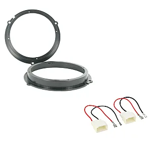 Ford Fiesta, KA 165mm Front Or Rear  Door Speaker Adaptor With Leads