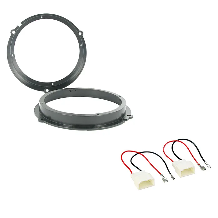 Ford Fiesta MK7 2008-2017 165mm Front & Rear Door Speaker Adaptor With Leads