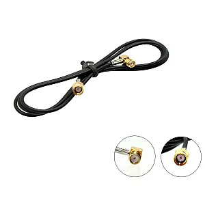 Connects2 CT27AA102 1M SMA Male to 90° SMA Female
