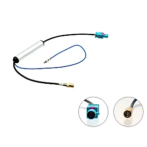 Connects2 CT27AA111 - Male Fakra to female SMB DAB Antenna Adapter Cable