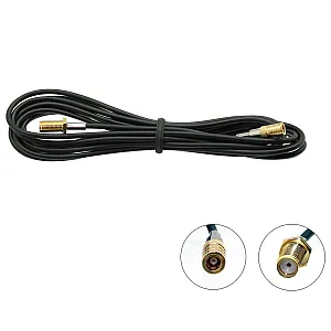 Connects2 CT27AA125 - DAB Aerial Antenna Extension Cable 3 Meter SMA Female to SMB Female