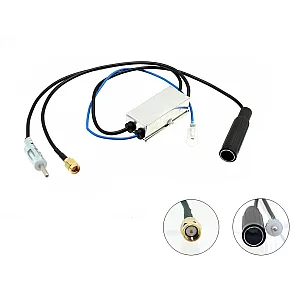 Connects2 CT27AA135 Universal DIN Female to DIN Male Aerial Antenna DAB Splitter