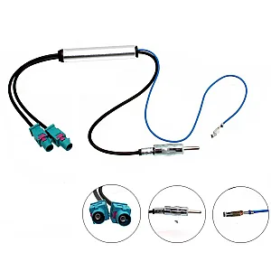 Connects2 CT27AA25 - Universal Twin Fakra to DIN Aerial Antenna Adaptor