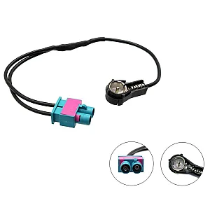 CT27AA52 Audi A3, A4, A5, A6, A8, Q7, R8, TT, RS4, S3, V8 Twin Fakra to ISO Antenna Adaptor