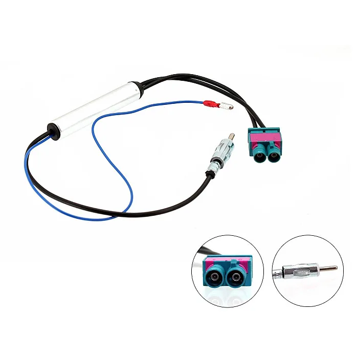 Connects2 CT27AA87 - Universal Twin Fakra to DIN Antenna Adapter