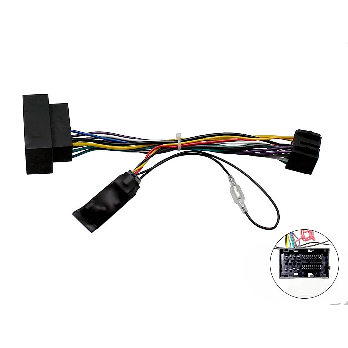 CTHUE-FT1 Fiat 500L, Ducato Car Stereo Wiring ISO Adaptor With Ignition Generator
