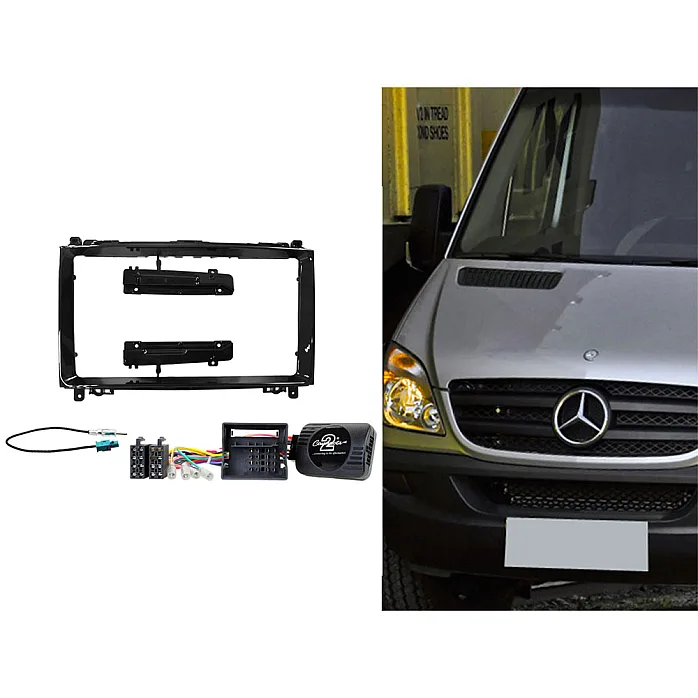 Connects2 CTK9MB01 Mercedes A, B Class, Sprinter, Viano, Vito 9" Stereo Fascia  Fitting Kit