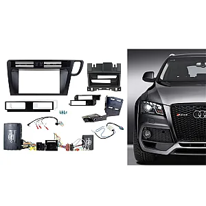 CTKAU21 Audi Q5 (2008-2016) 8R MOST Amp Double Din Car Stereo Fitting Kit