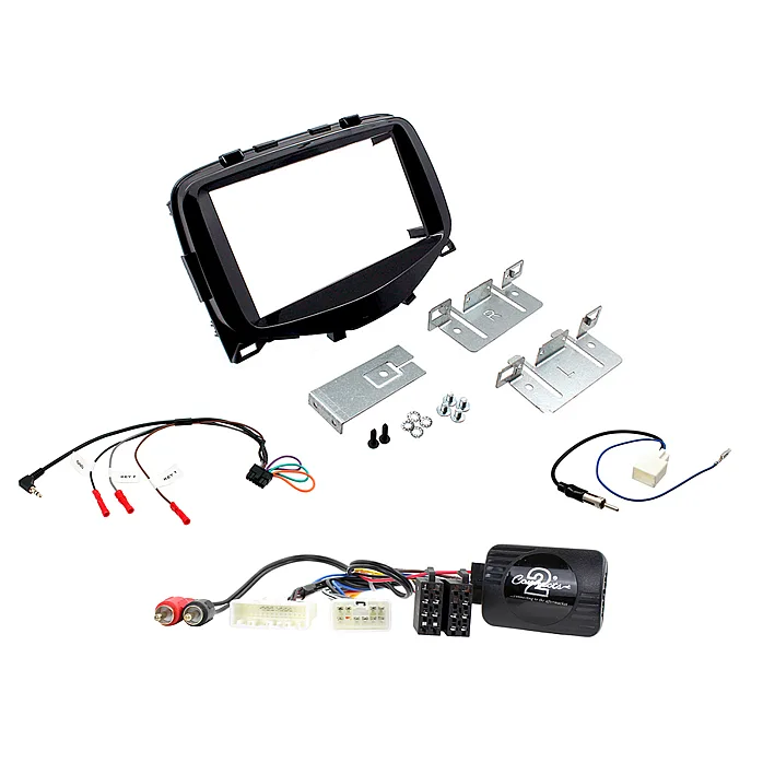 CTKCT02 Citroen C1 2014-2021 Double Din Car Stereo Fascia Fitting Kit