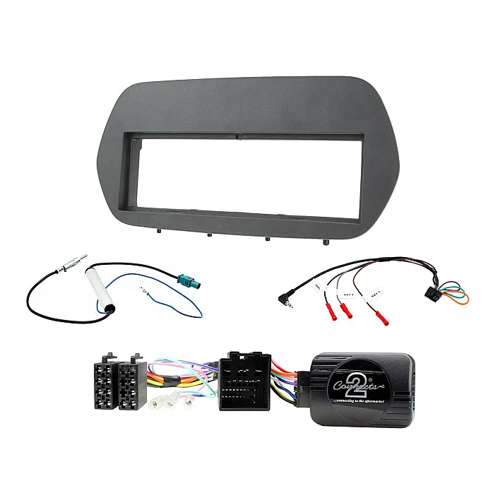 CTKFD69 Ford Fiesta (2018 Onwards) Silver Single Din Car Radio Installation Fitting Kit