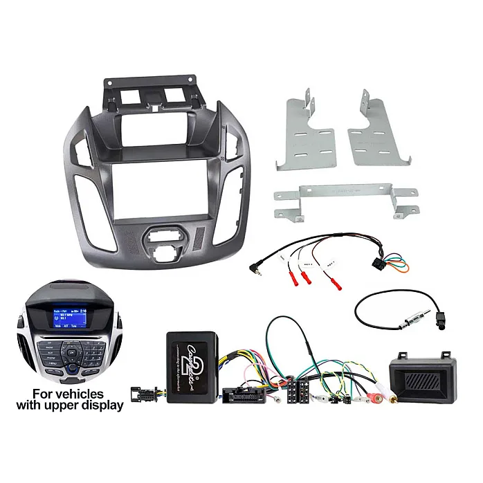 CTKFD79 Ford Transit Connect Pegasus Blue Grey Double Din Car Stereo Fascia Fitting Kit