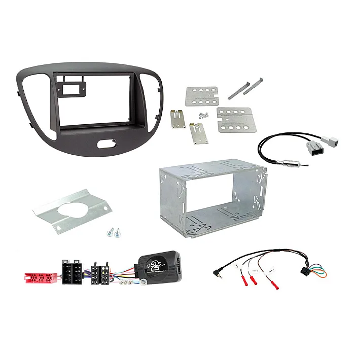 Connects2 CTKHY01 - Hyundai i10 (2008-2013) Double Din Stereo Fascia Fitting Kit