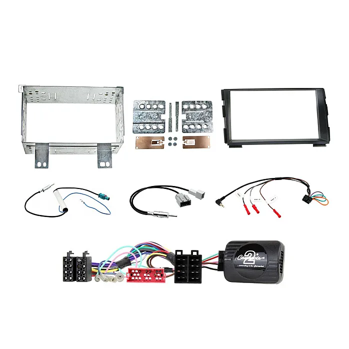 Connects2 CTKKI03 Kia Ceed, Pro Ceed Black Double Din Car Stereo Fascia Fitting Kit