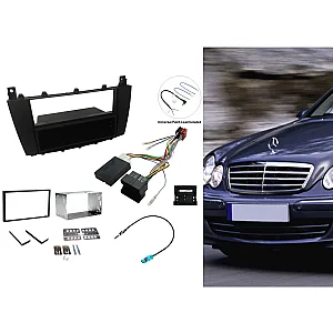 Connects2 CTKMB01 - Mercedes C Class W203 2004 - 2007 Single / Double Din Car Stereo Fitting Kit