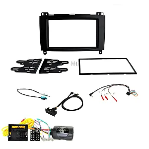 Mercedes Vito W447 (2015-2021) Double Din Car Stereo Fascia, USB Retention Fitting Kit