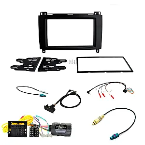 Mercedes Vito (2015-2021) Double Din Fascia Reverse Camera and USB Port Retention Interface Kit