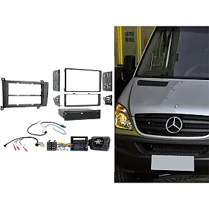 Mercedes Sprinter (2007 - 2016) Double / Single Din Car Stereo Fascia Fitting Kit