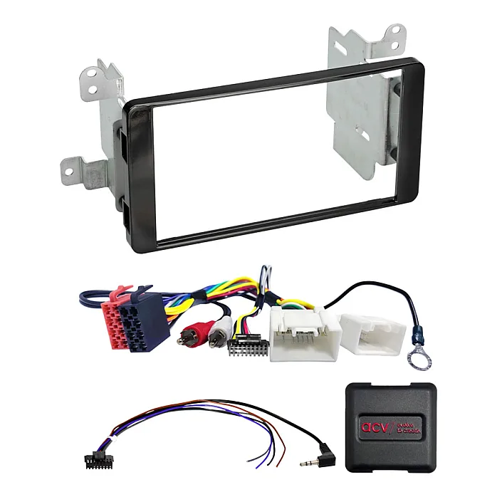 CTKMT12 Mitsubishi L200, Triton 2015-2021 Double Din Car CD Stereo Fascia Fitting Kit