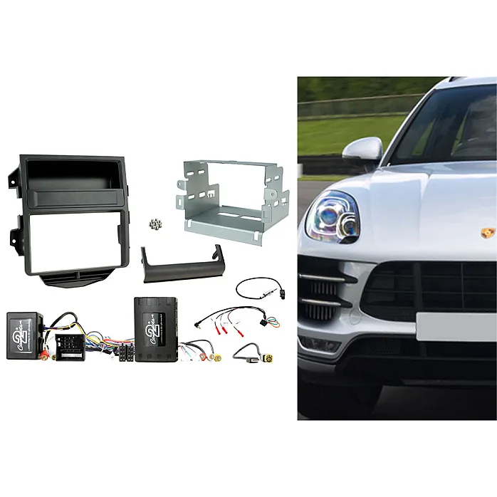 Connects2 CTKPO15 Porsche Macan (2014 - 2016) Double Din Car CD Stereo Fascia Fitting Kit