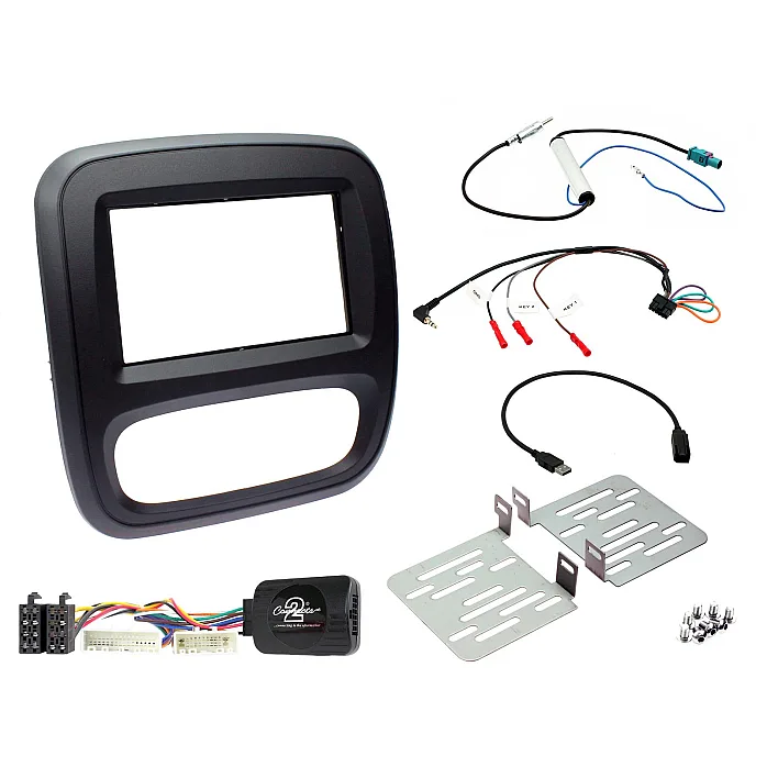 CTKVX37 Vauxhall Vivaro (2014-2018) Double Din Car Stereo Fascia Facia Fitting Kit