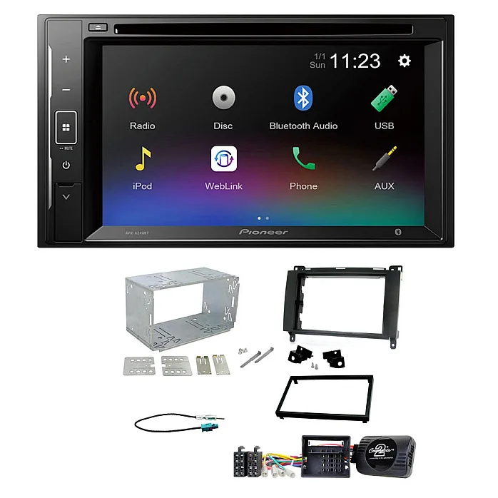 Mercedes A, B Class, Sprinter, Vito, Viano Pioneer 6.2" Screen Bluetooth iPod iPhone Stereo Upgrade Kit
