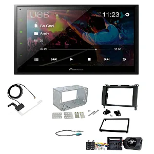 Mercedes A, B Class, Sprinter, Vito, Viano Pioneer 6.8" Screen Bluetooth WebLink USB DAB Radio Upgrade Kit