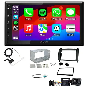 Mercedes A, B Class, Sprinter, Vito, Viano Kenwood Wired Android Auto / CarPlay Bluetooth DAB+ Stereo Upgrade Pack