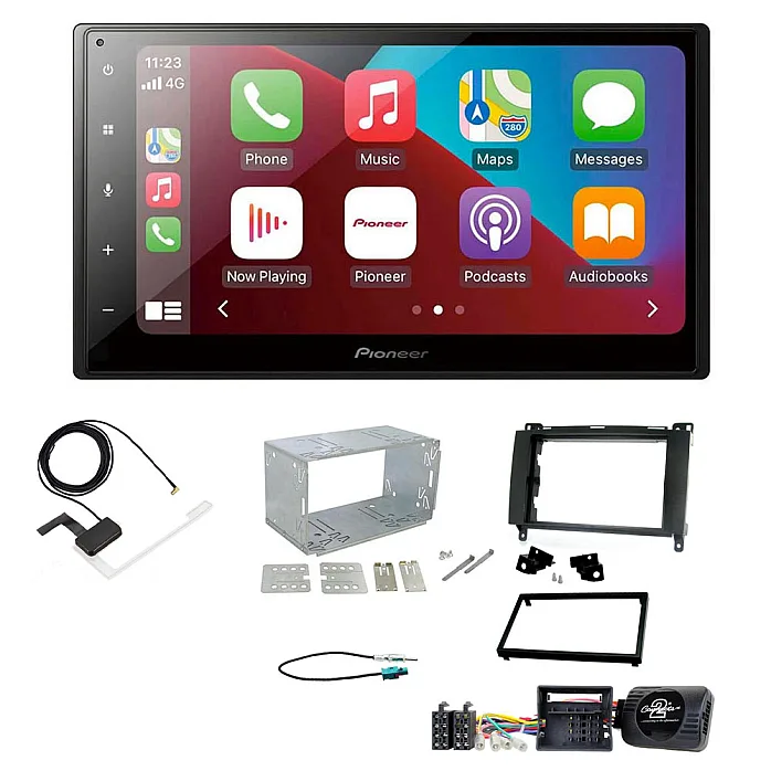 Mercedes A, B Class, Sprinter, Vito, Viano Pioneer 6.8" Bluetooth Apple CarPlay DAB Stereo Upgrade Kit