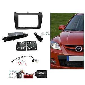 CTKMZ05 Mazda 3 (2004 - 2008) Double Din Car Stereo Fascia Fitting Kit