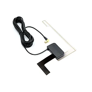 InCarTec 70-923 Universal Interior Car Windscreen Glass Mount DAB Radio Active Antenna Aerial