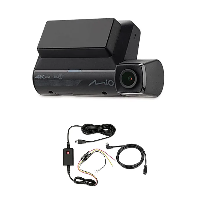 Mio MiVue 955W 4K, GPS, Wi-Fi, Dash cam Car Dash Camera with Smart Box IV 