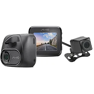 Mivue C595EXT Full HD GPS, Wifi Dash Camera with B88 IP67 Rear Camera
