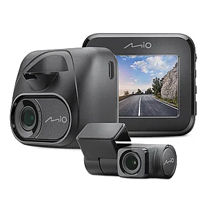 Mio MiVue C595WD Dual Front and Rear Full HD 1080P GPS, Wifi Car Dash Camera