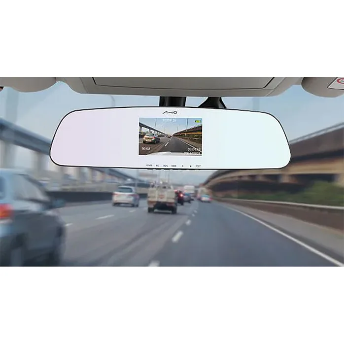 Mio MiVue R30 Mirror Dash Cam Drive Recorder HD Recording 130° Viewing Angle